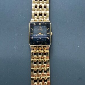 Vintage gold-tone Citizen Quartz watch
